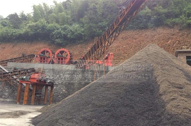洗砂機(jī)客戶現(xiàn)場